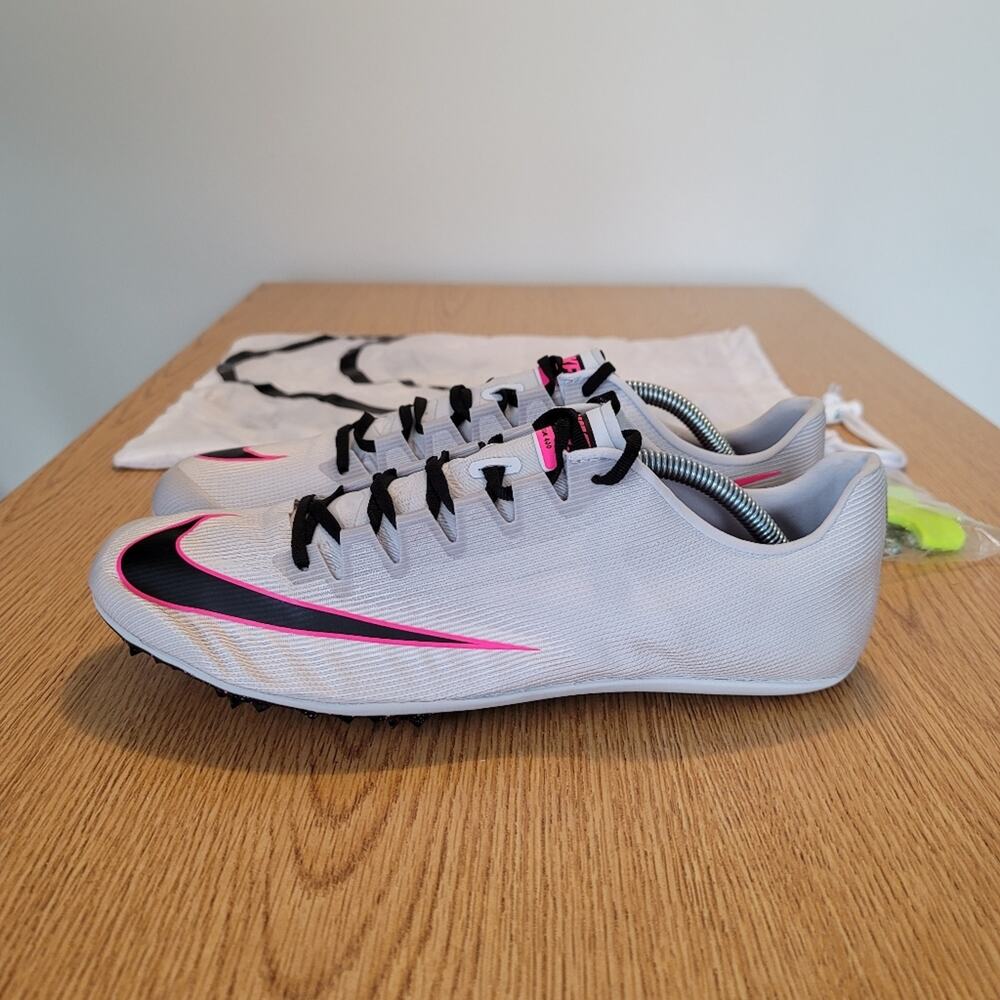 Nike zoom 400 track shoes with bag and studs  11.5